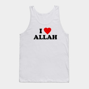 i love allah Tank Top